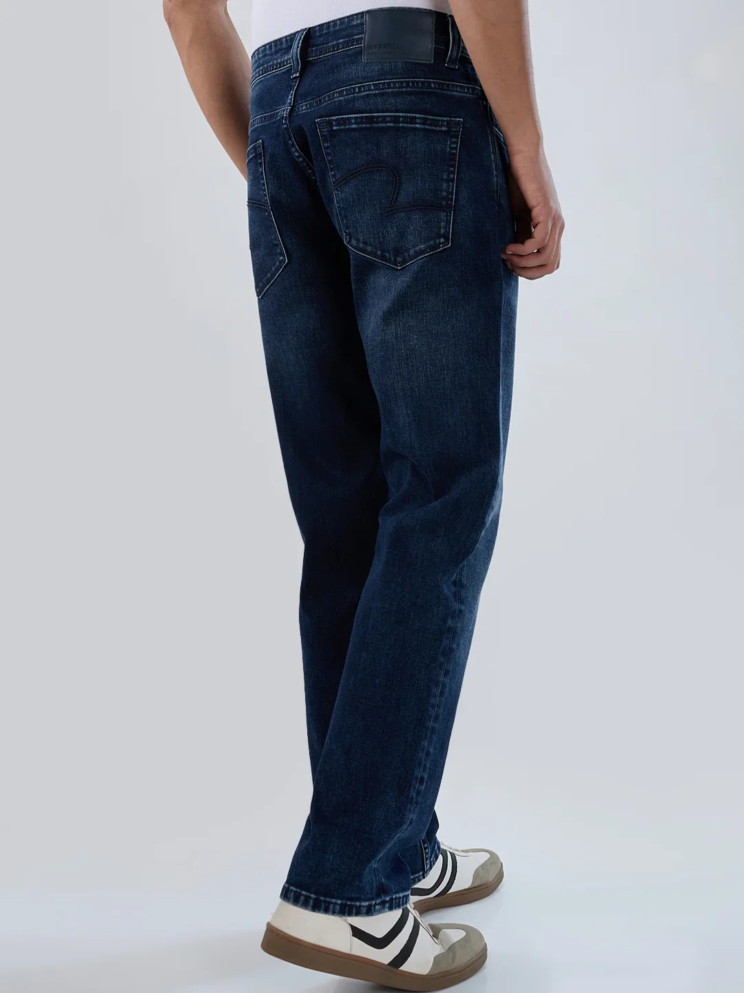 Men Chico Jeans Relaxed Fit Dark Blue Mid Rise - Image 6