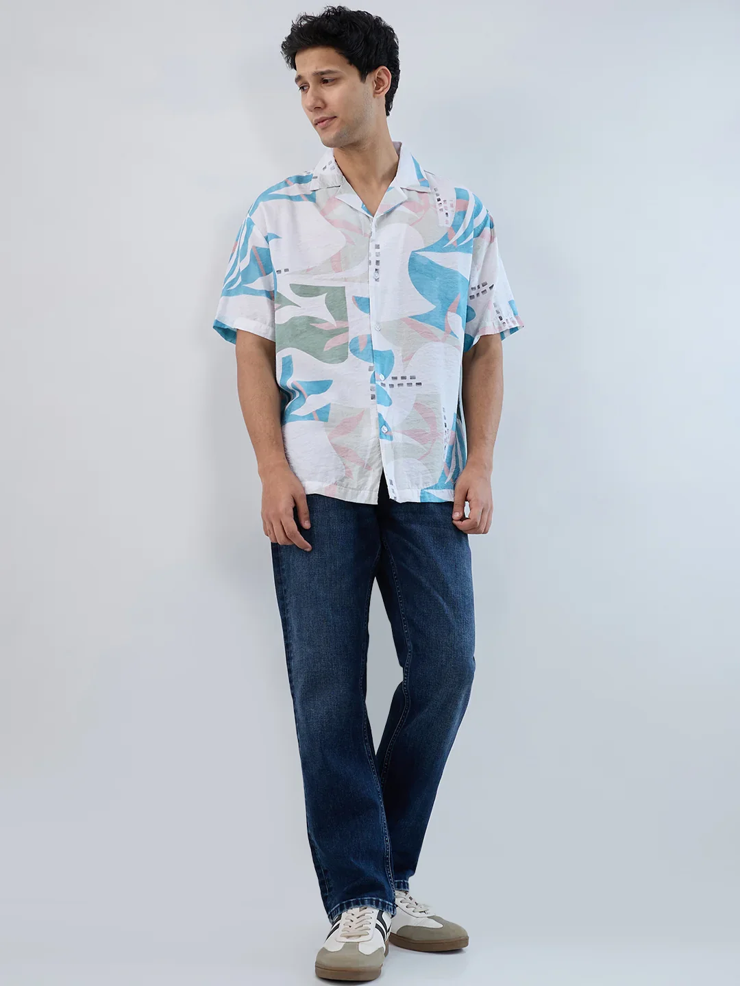 Men Chico Jeans Relaxed Fit Dark Blue Mid Rise - Image 7