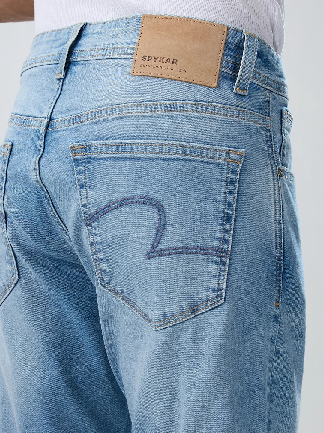 Men Chico Jeans Relaxed Fit Light Blue Mid Rise - Image 4