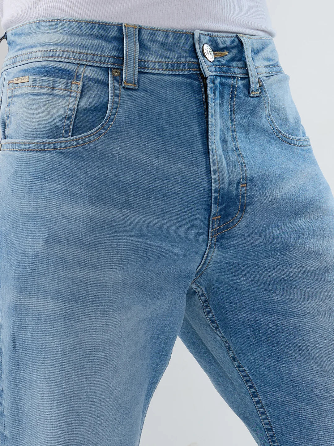 Men Chico Jeans Relaxed Fit Light Blue Mid Rise - Image 8