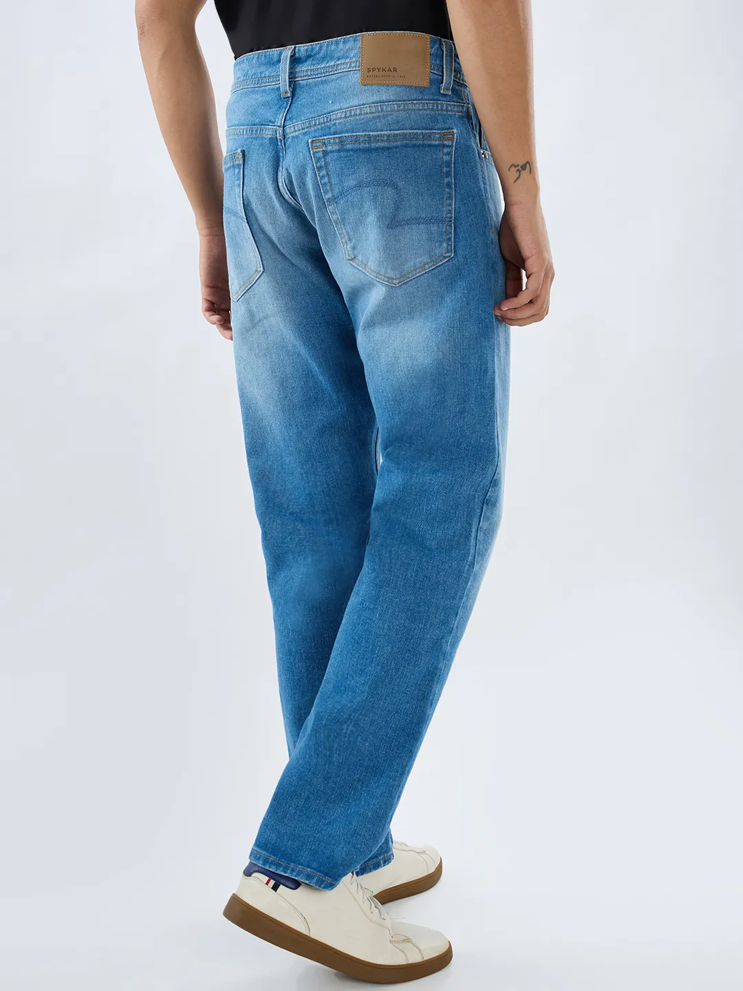 Men Chico Jeans Relaxed Fit Light Blue Mid Rise - Image 5