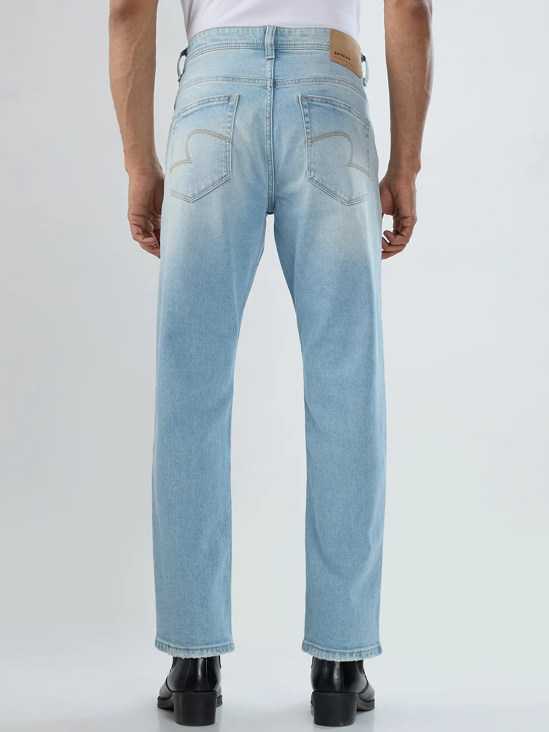 Men Chico Jeans Relaxed Fit Light Blue Mid Rise - Image 6