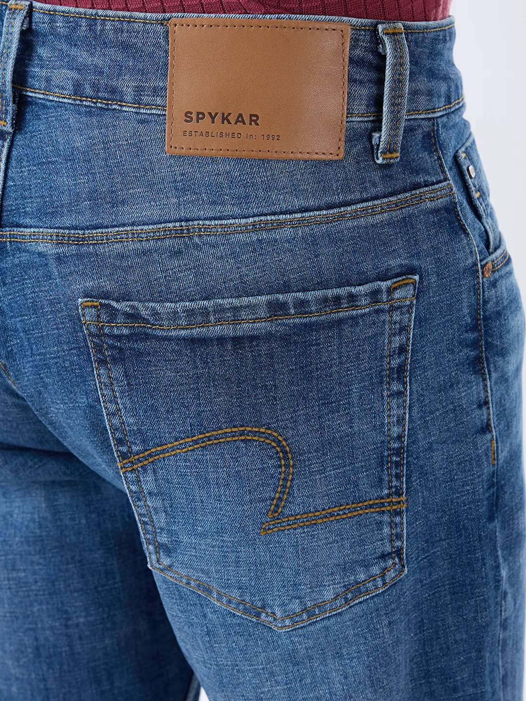 Men Chico Jeans Comfort Fit Mid Blue Mid Rise - Image 7