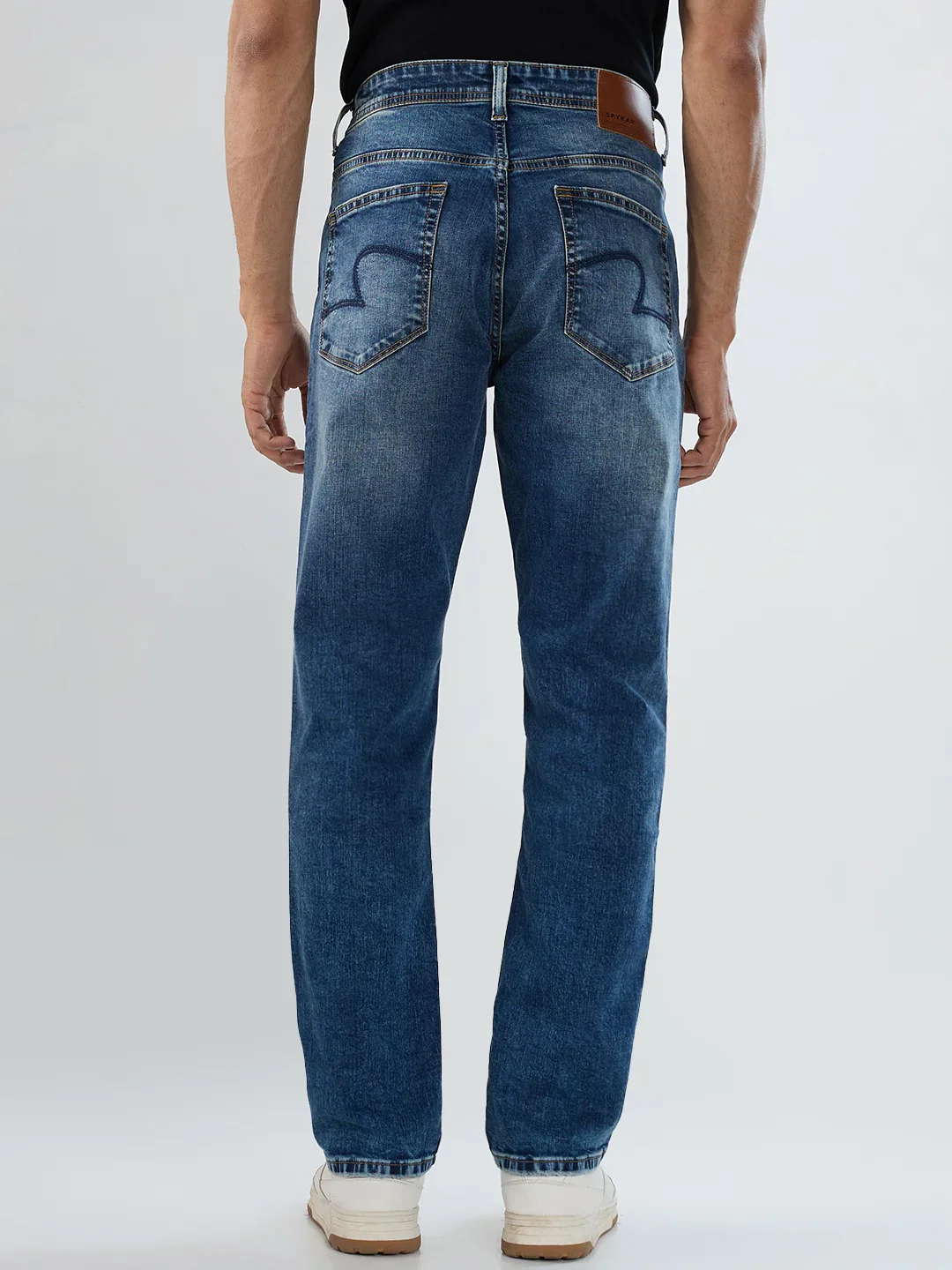 Men Chico Jeans Relaxed Fit Mid Blue Mid Rise - Image 6