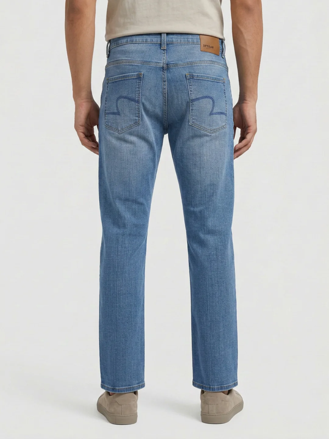 Men Chico Jeans Relaxed Fit Light Blue Mid Rise - Image 4