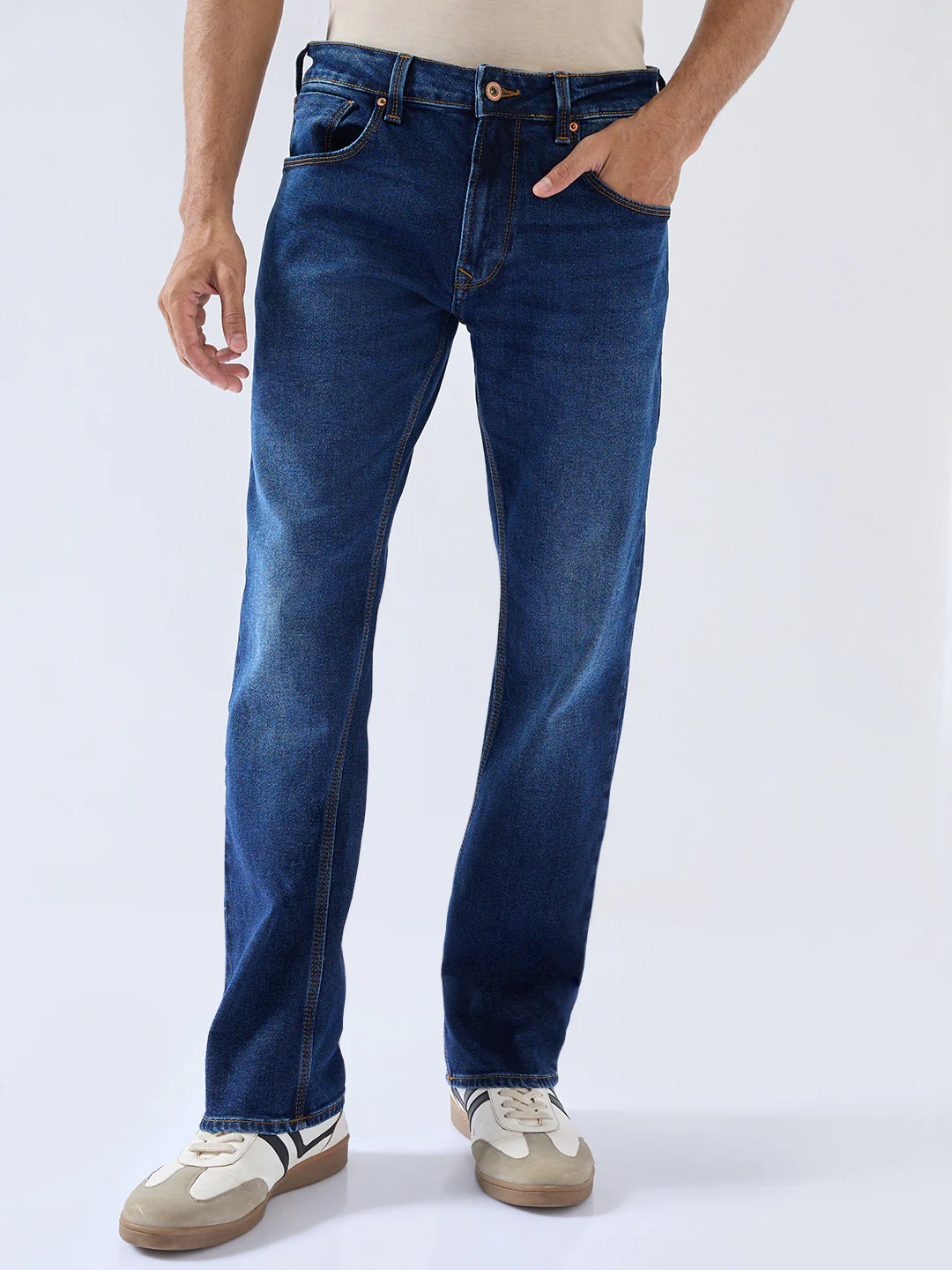 Men Chico Jeans Comfort Fit Dark Blue Mid Rise - Image 2