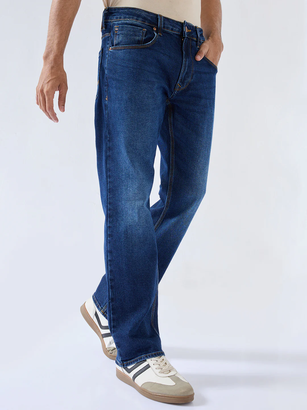 Men Chico Jeans Comfort Fit Dark Blue Mid Rise - Image 3