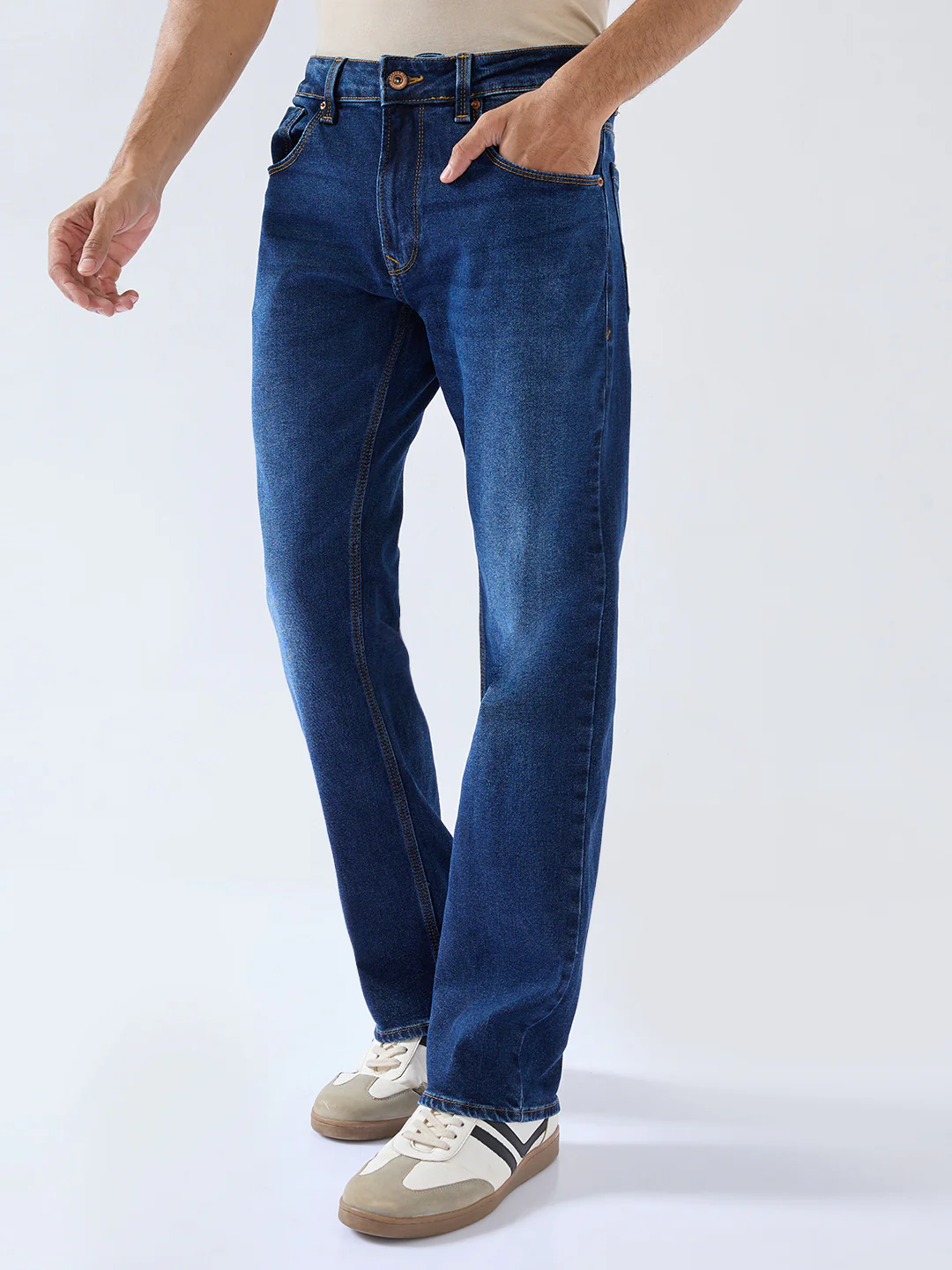 Men Chico Jeans Comfort Fit Dark Blue Mid Rise - Image 4