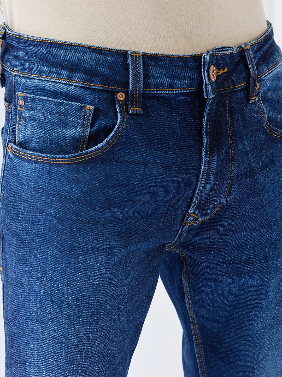 Men Chico Jeans Comfort Fit Dark Blue Mid Rise - Image 6