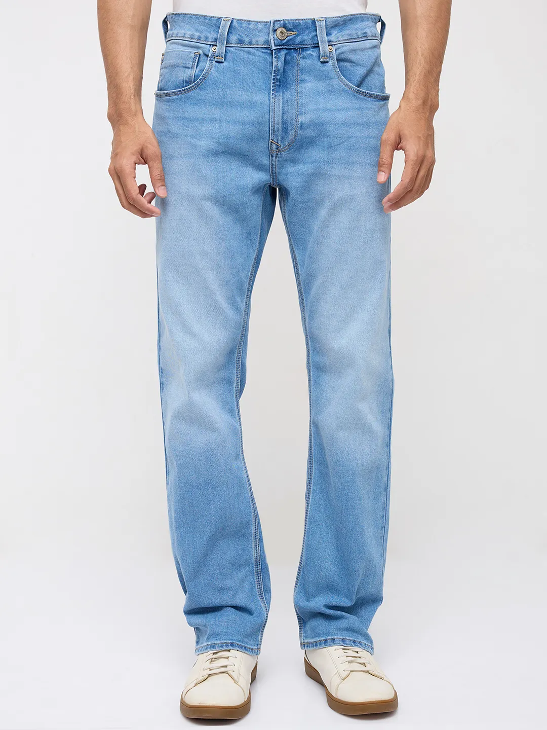 Men Chico Jeans Relaxed Fit Light Blue Mid Rise - Image 2
