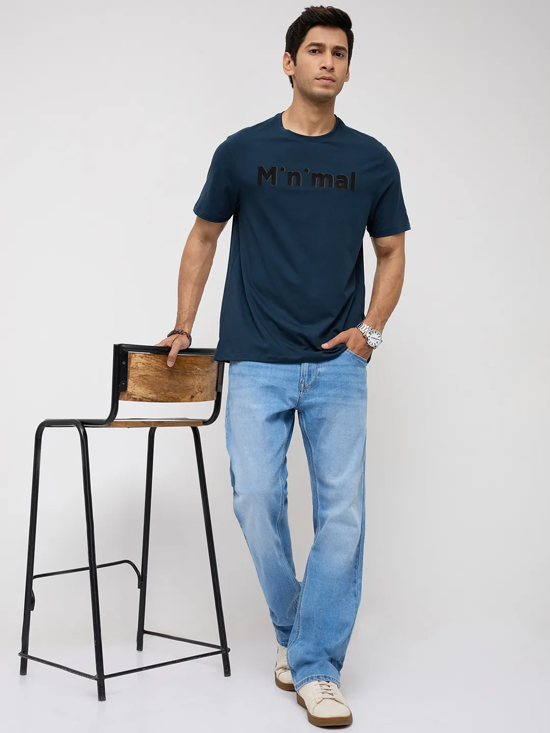 Men Chico Jeans Relaxed Fit Light Blue Mid Rise - Image 7
