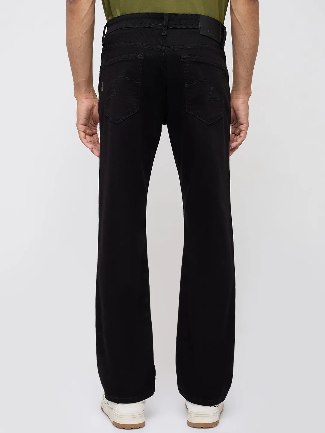 Men Chico Jeans Relaxed Fit Black Mid Rise - Image 5