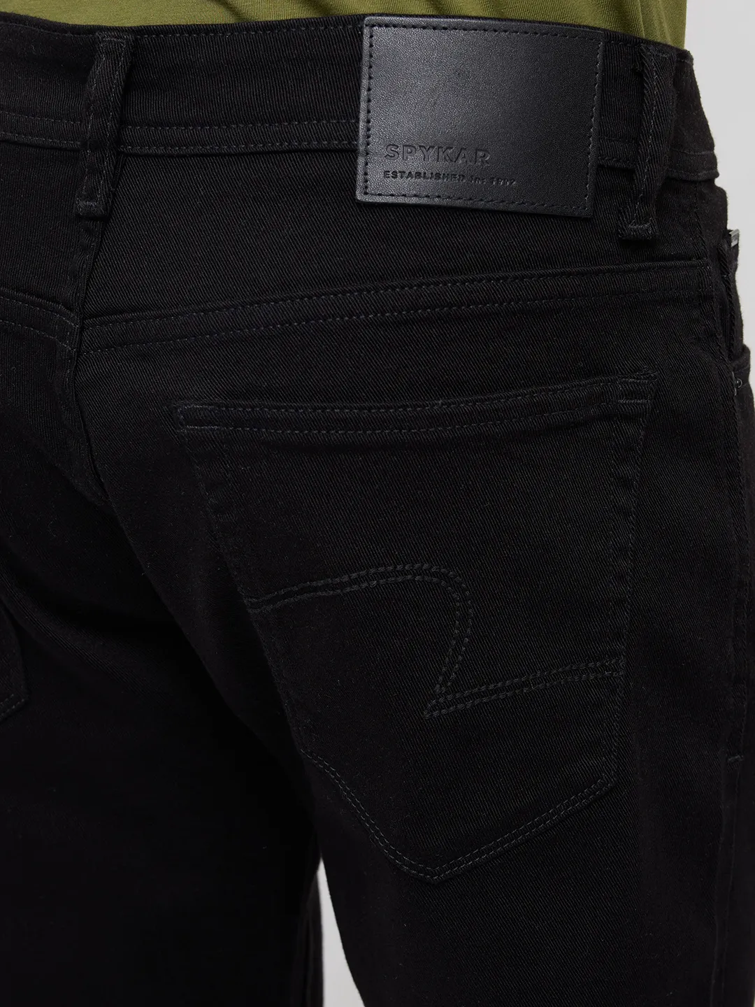 Men Chico Jeans Relaxed Fit Black Mid Rise - Image 7