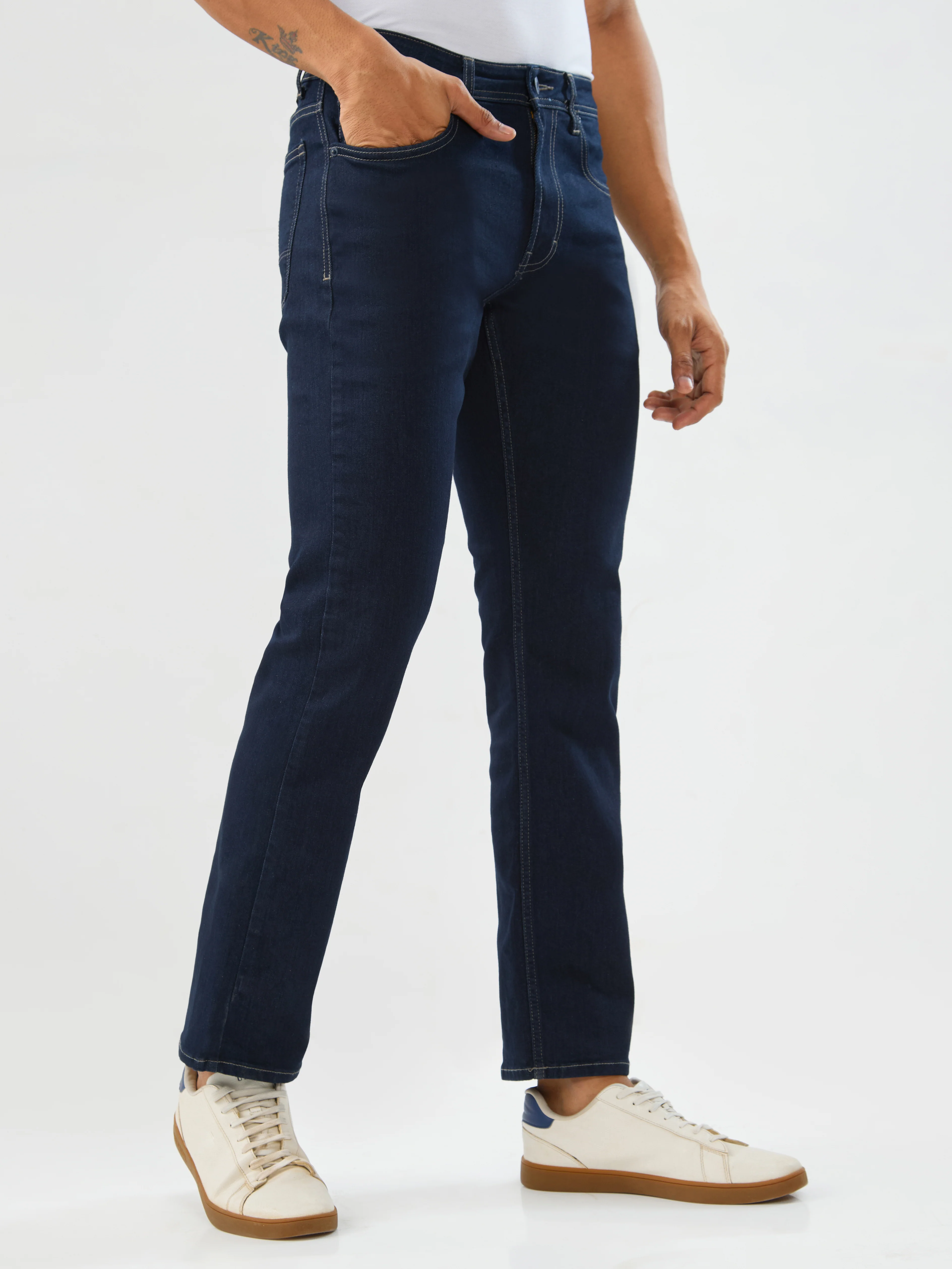 Men Chico Jeans Relaxed Fit Raw Blue Mid Rise - Image 2