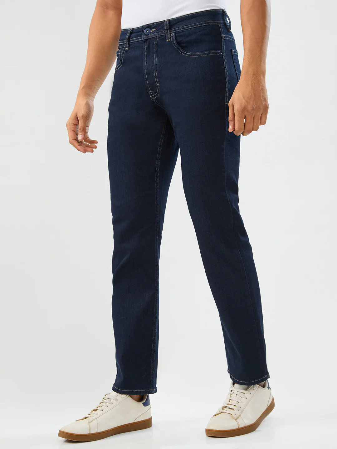 Men Chico Jeans Relaxed Fit Raw Blue Mid Rise - Image 3