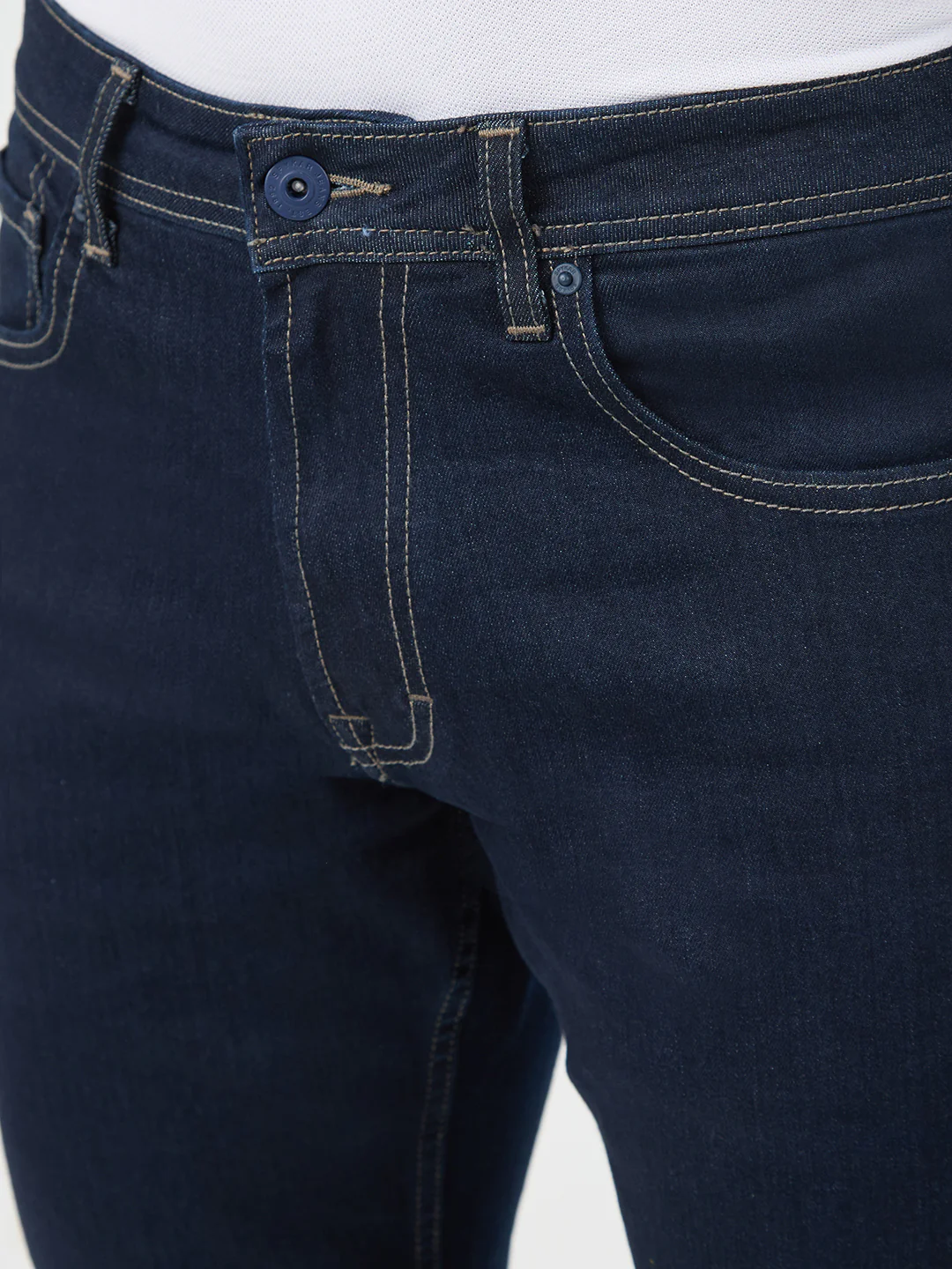 Men Chico Jeans Relaxed Fit Raw Blue Mid Rise - Image 6