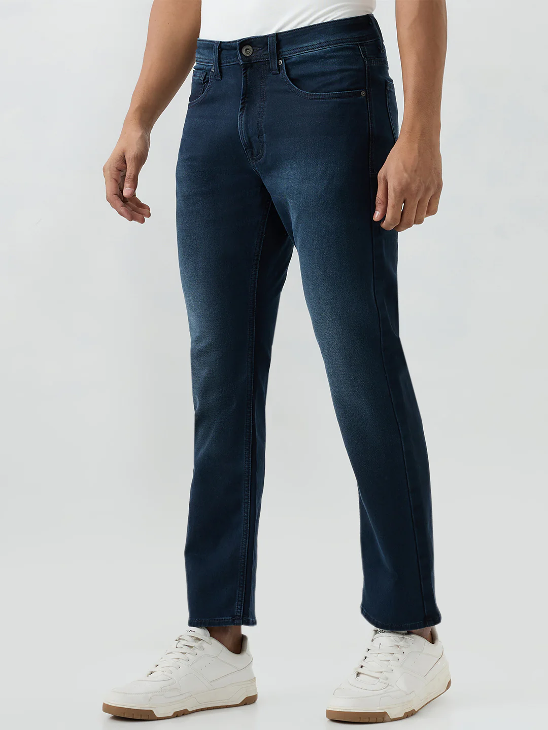 Men Chico Jeans Relaxed Fit Blue Mid Rise - Image 3