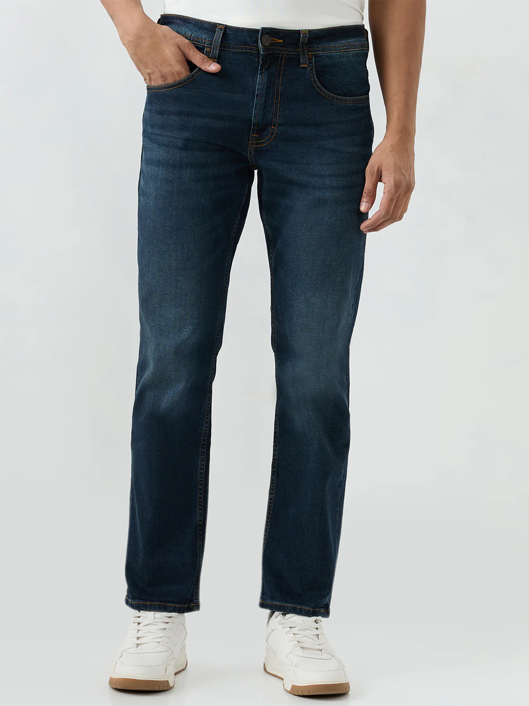 Men Chico Jeans Relaxed Fit Blue Mid Rise