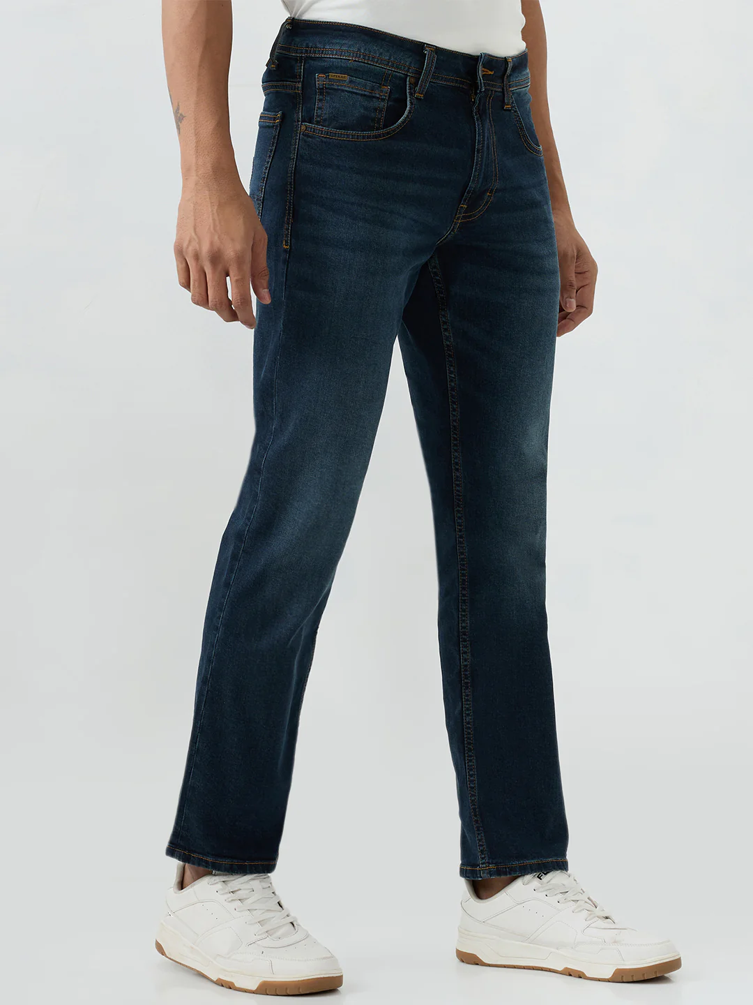 Men Chico Jeans Relaxed Fit Blue Mid Rise - Image 2