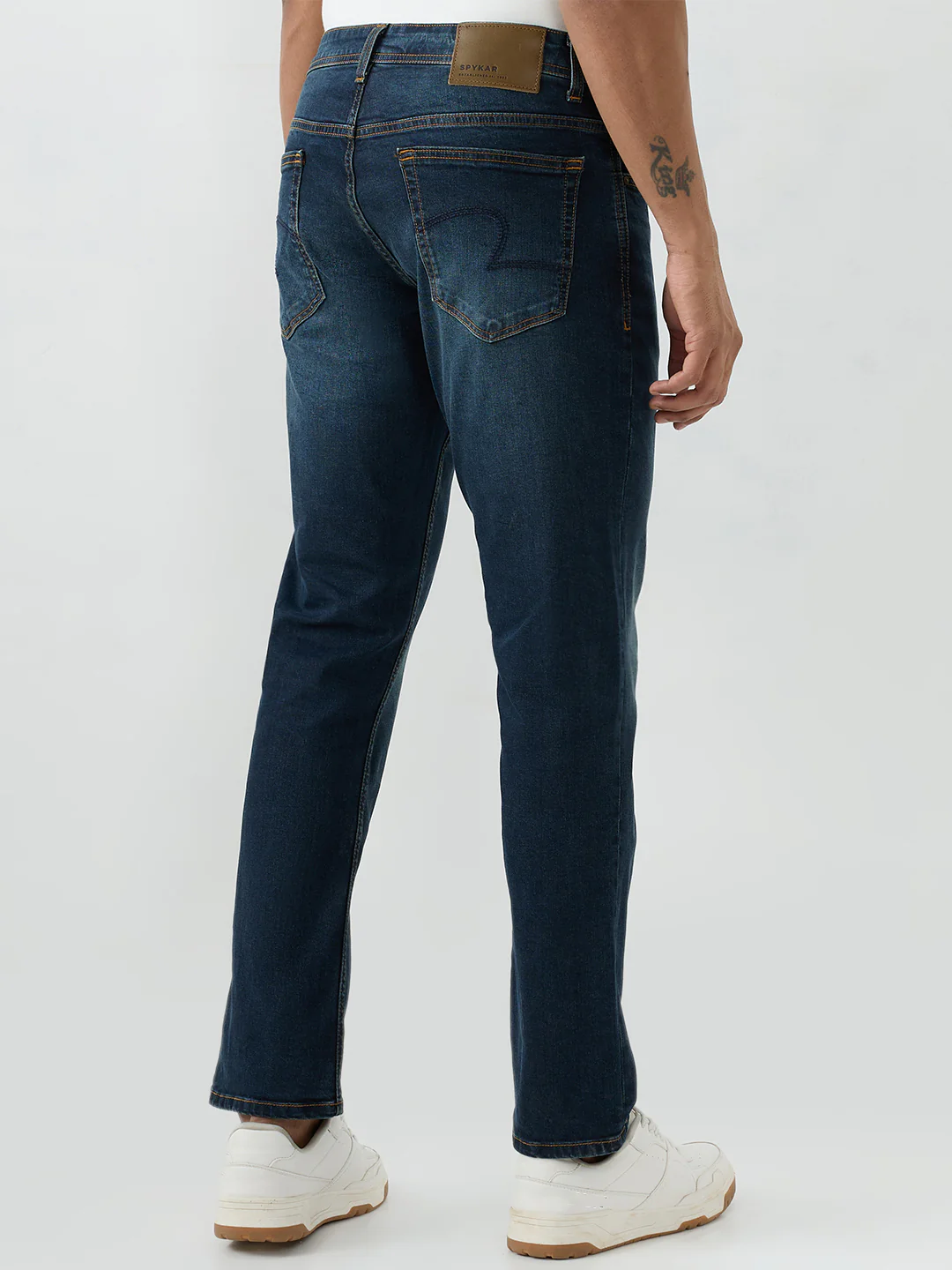 Men Chico Jeans Relaxed Fit Blue Mid Rise - Image 4