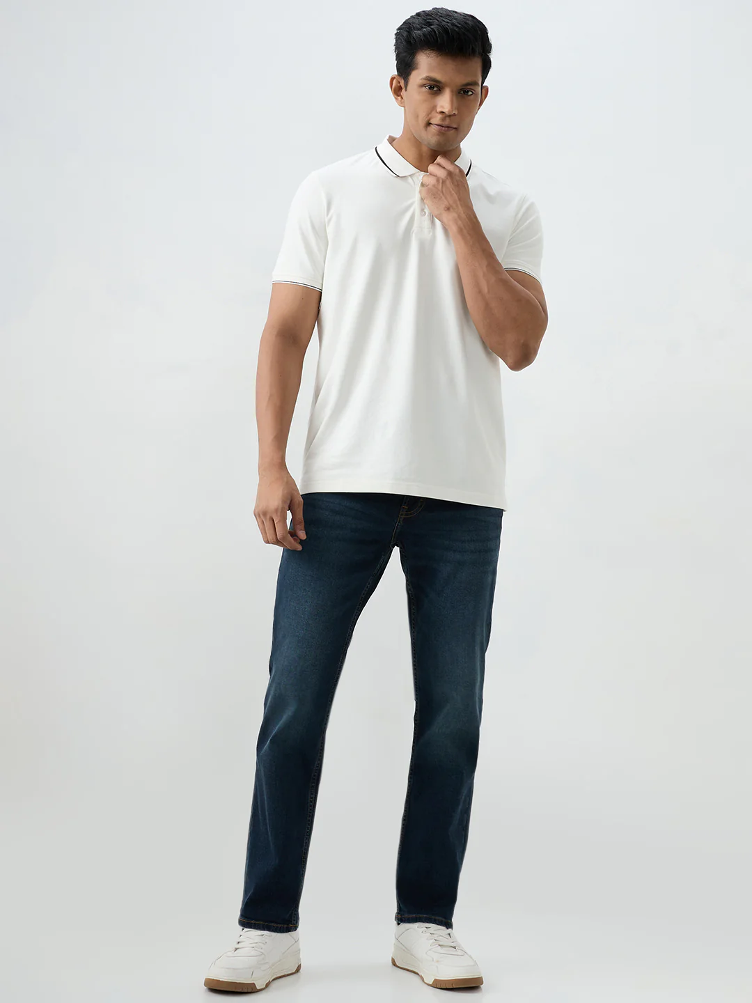 Men Chico Jeans Relaxed Fit Blue Mid Rise - Image 5