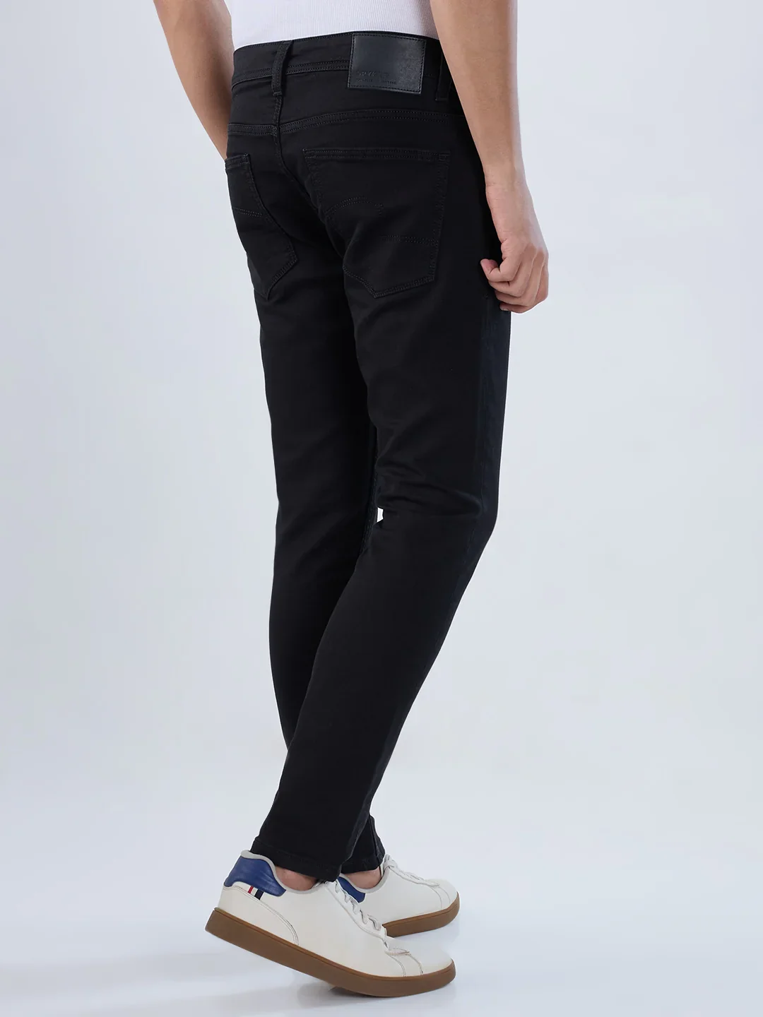 Men Kano Jeans Slim Fit Black Mid Rise - Image 5