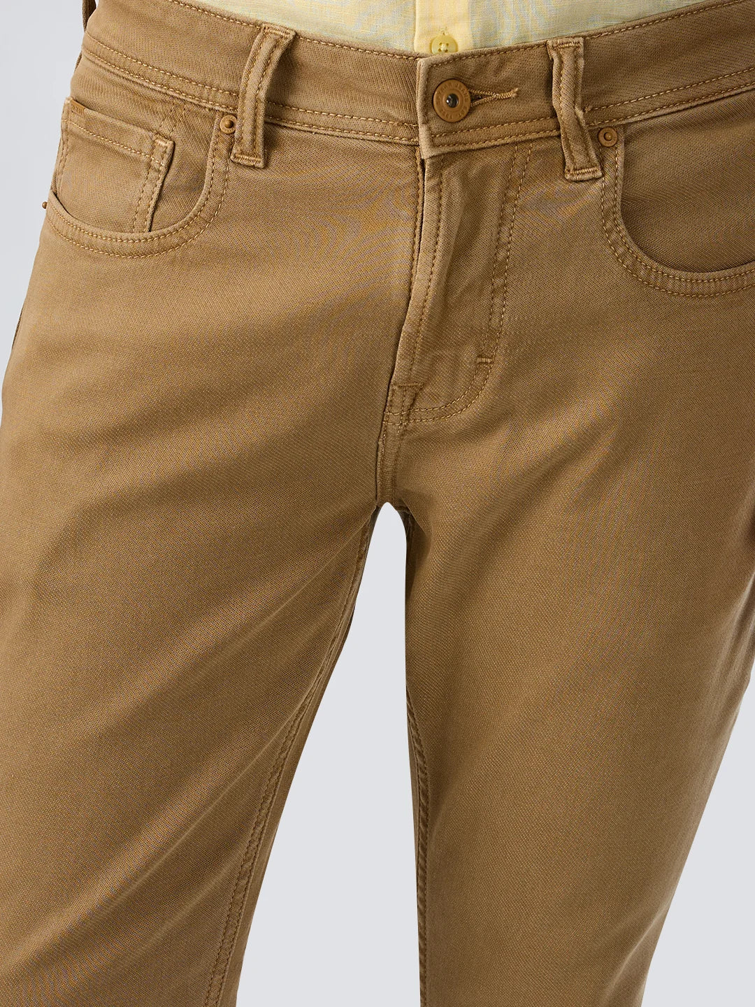 Men Kano Jeans Slim Fit Khaki Mid Rise - Image 6