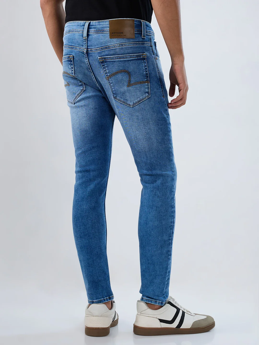 Men Kano Jeans Slim Fit Light Blue Mid Rise - Image 6