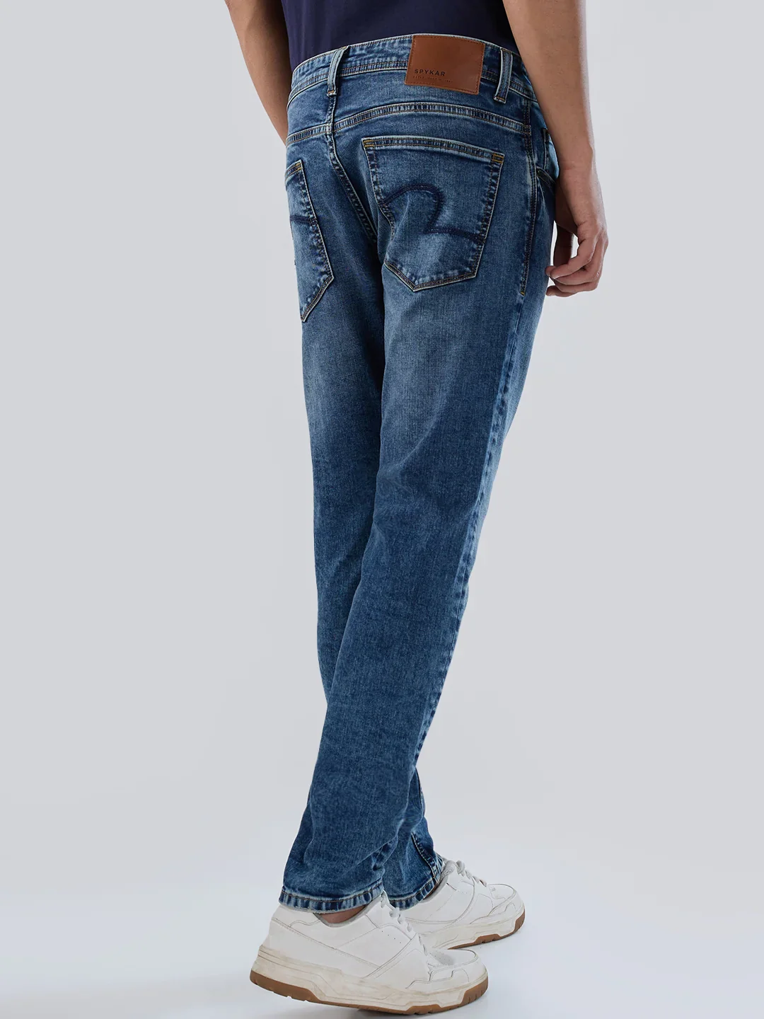 Men Kano Jeans Slim Fit Mid Blue Mid Rise - Image 6