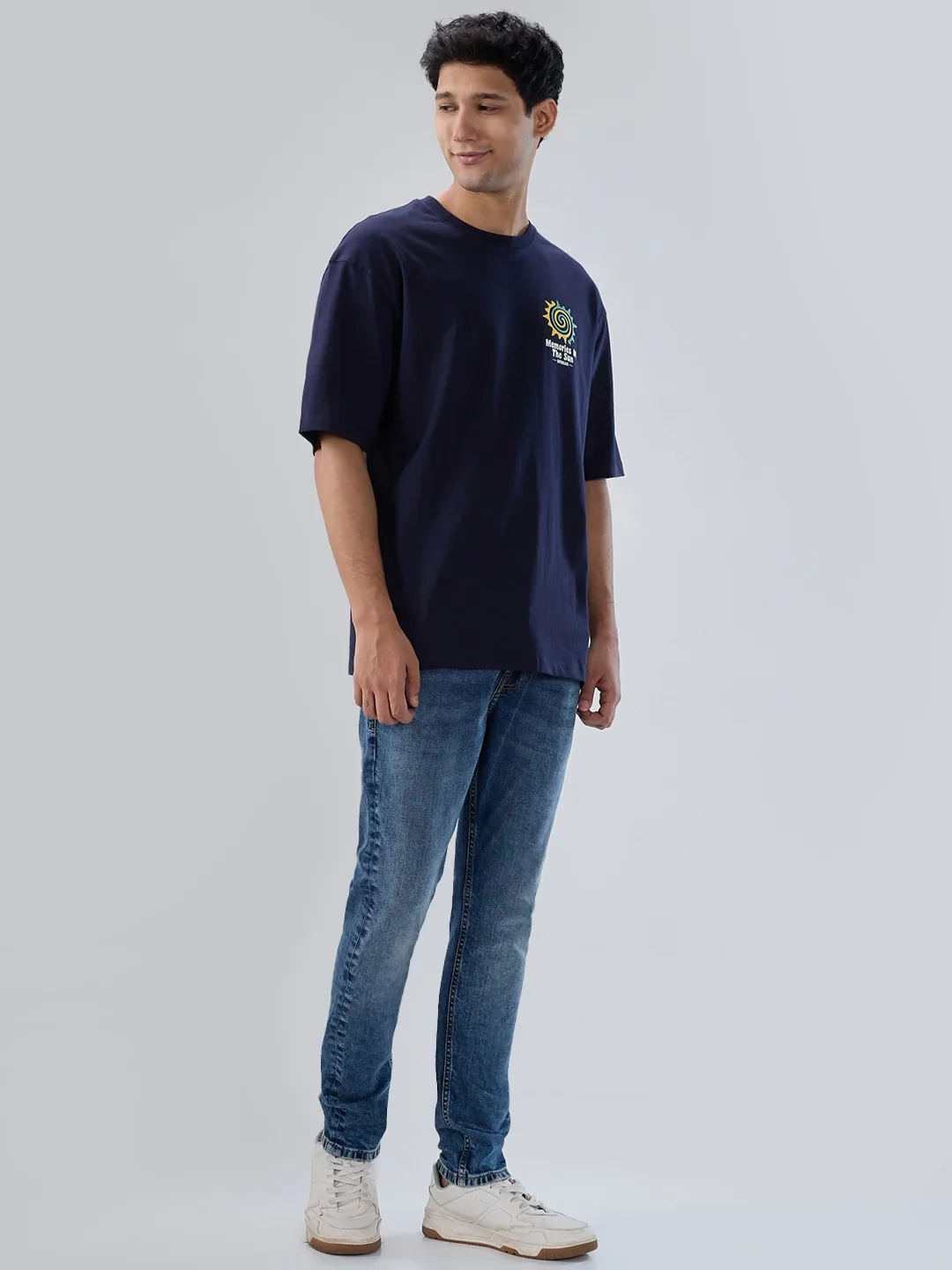 Men Kano Jeans Slim Fit Mid Blue Mid Rise - Image 8
