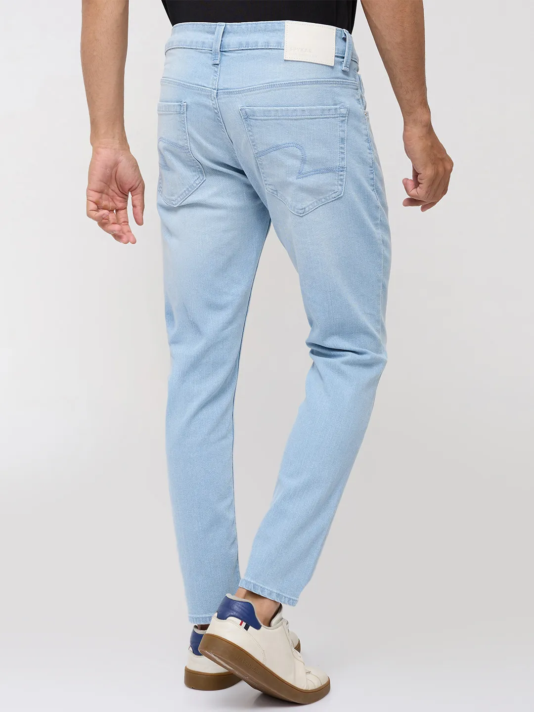 Men Kano Jeans Slim Fit Light Blue Mid Rise - Image 5