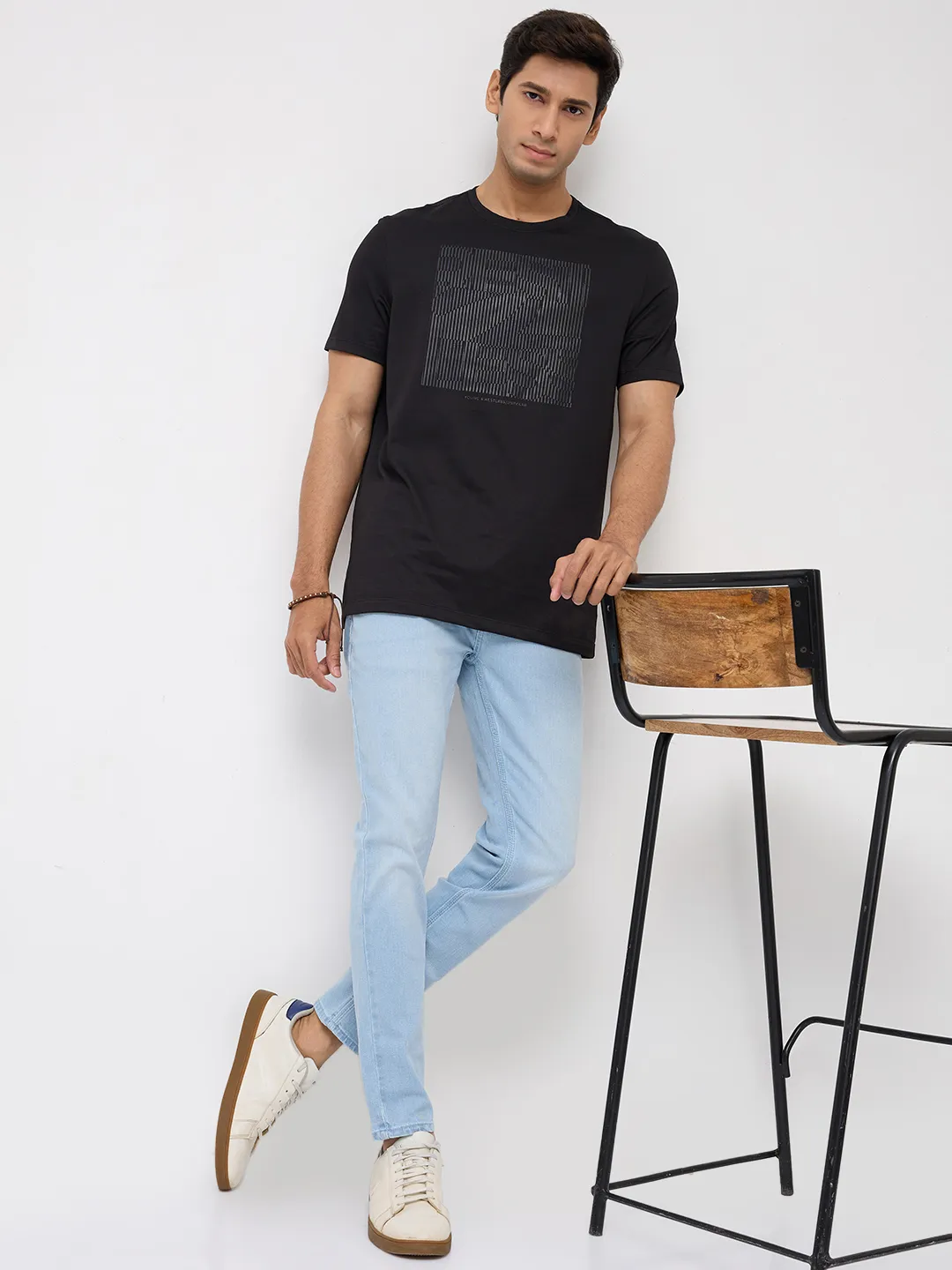 Men Kano Jeans Slim Fit Light Blue Mid Rise - Image 6