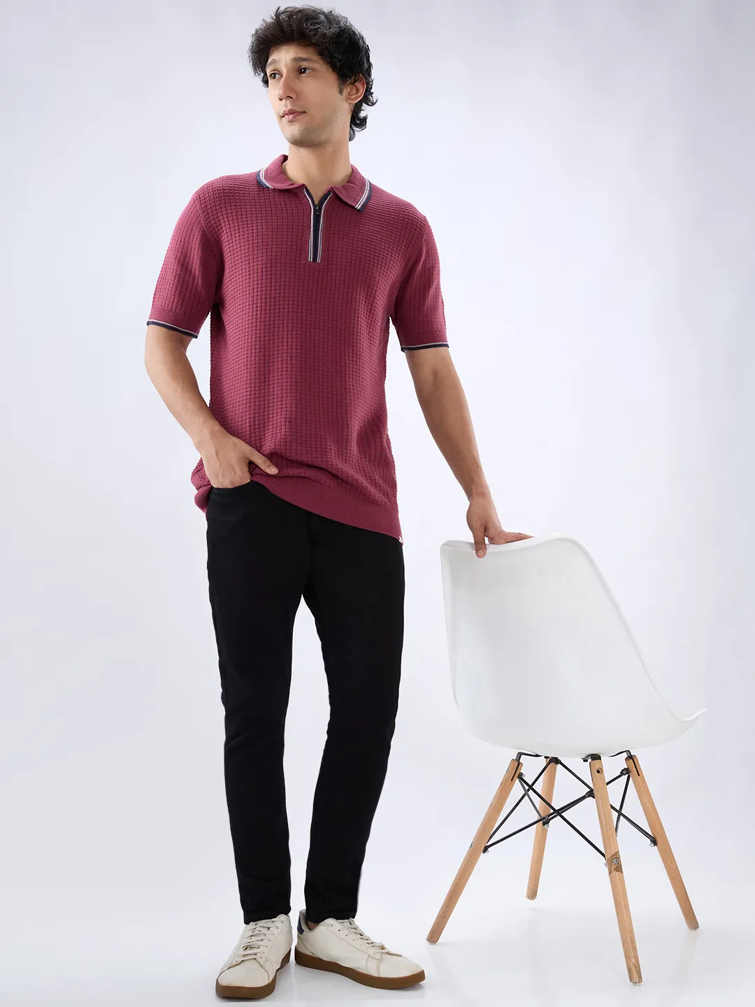 Men Kano Jeans Slim Fit Black Mid Rise - Image 8