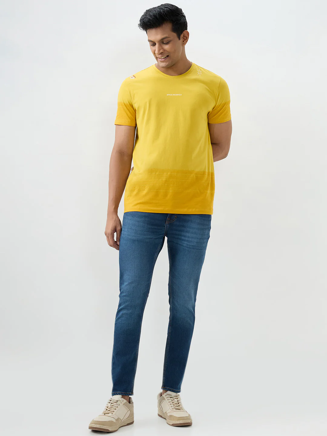 Men Kano Jeans Slim Fit Blue Mid Rise - Image 5