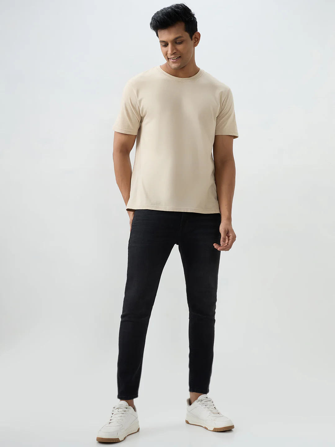 Men Kano Jeans Slim Fit Black Mid Rise - Image 5