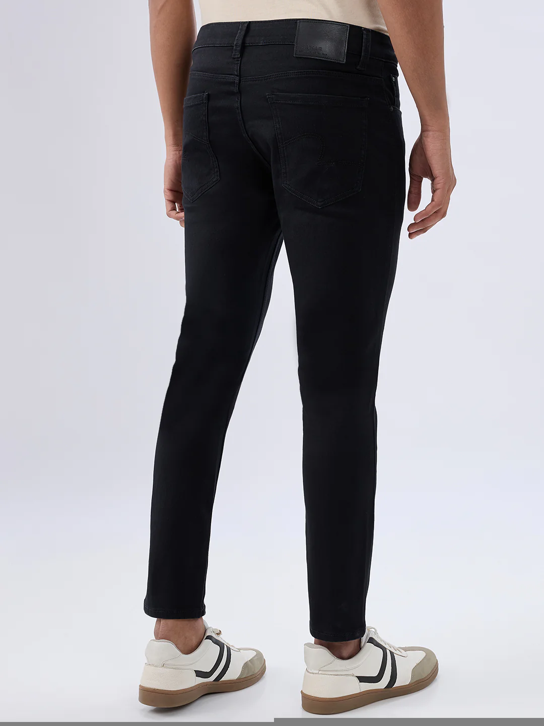 Men Kano Jeans Slim Fit Black Mid Rise - Image 4