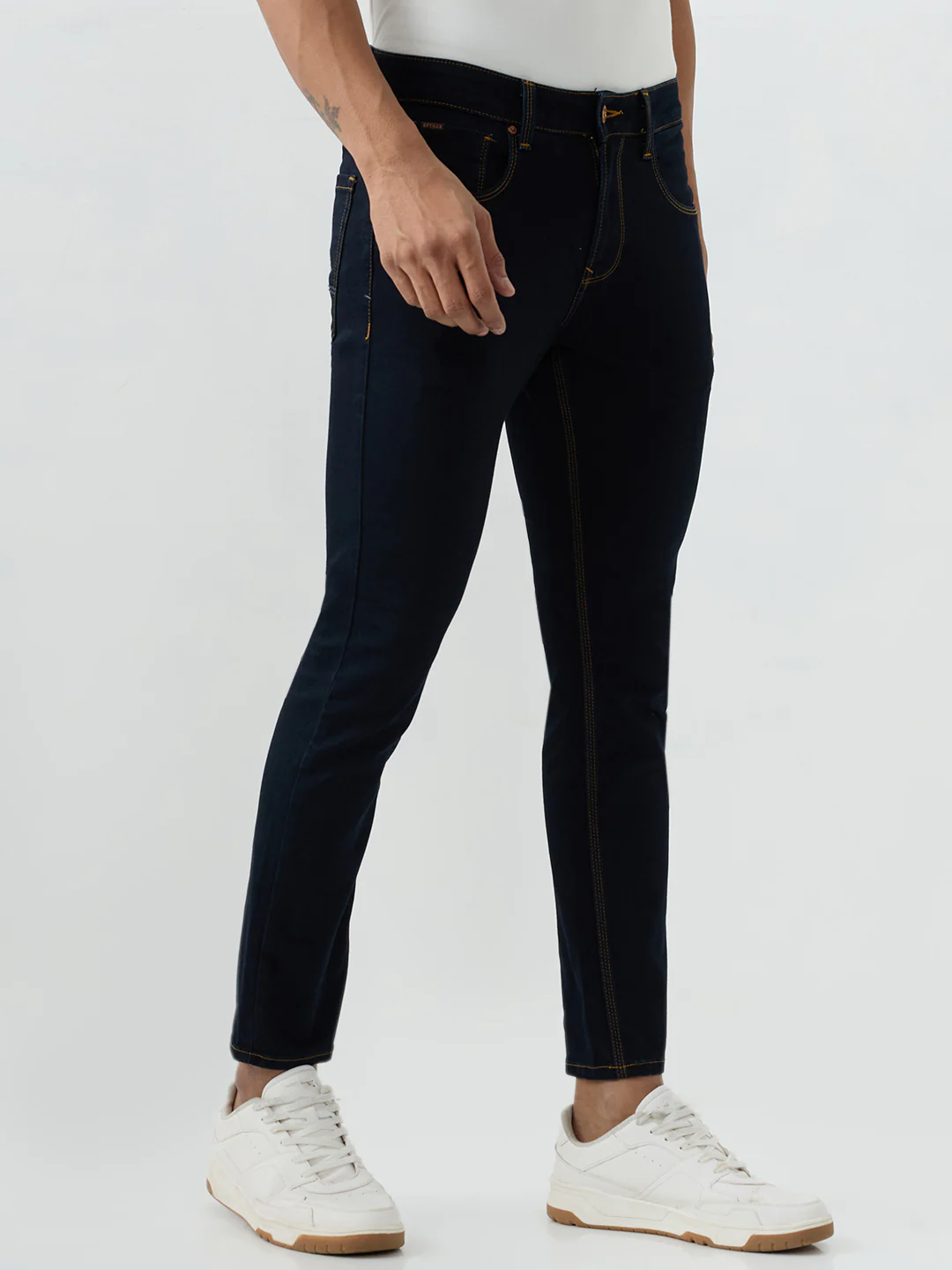 Men Kano Jeans Slim Fit Blue Low Rise - Image 2