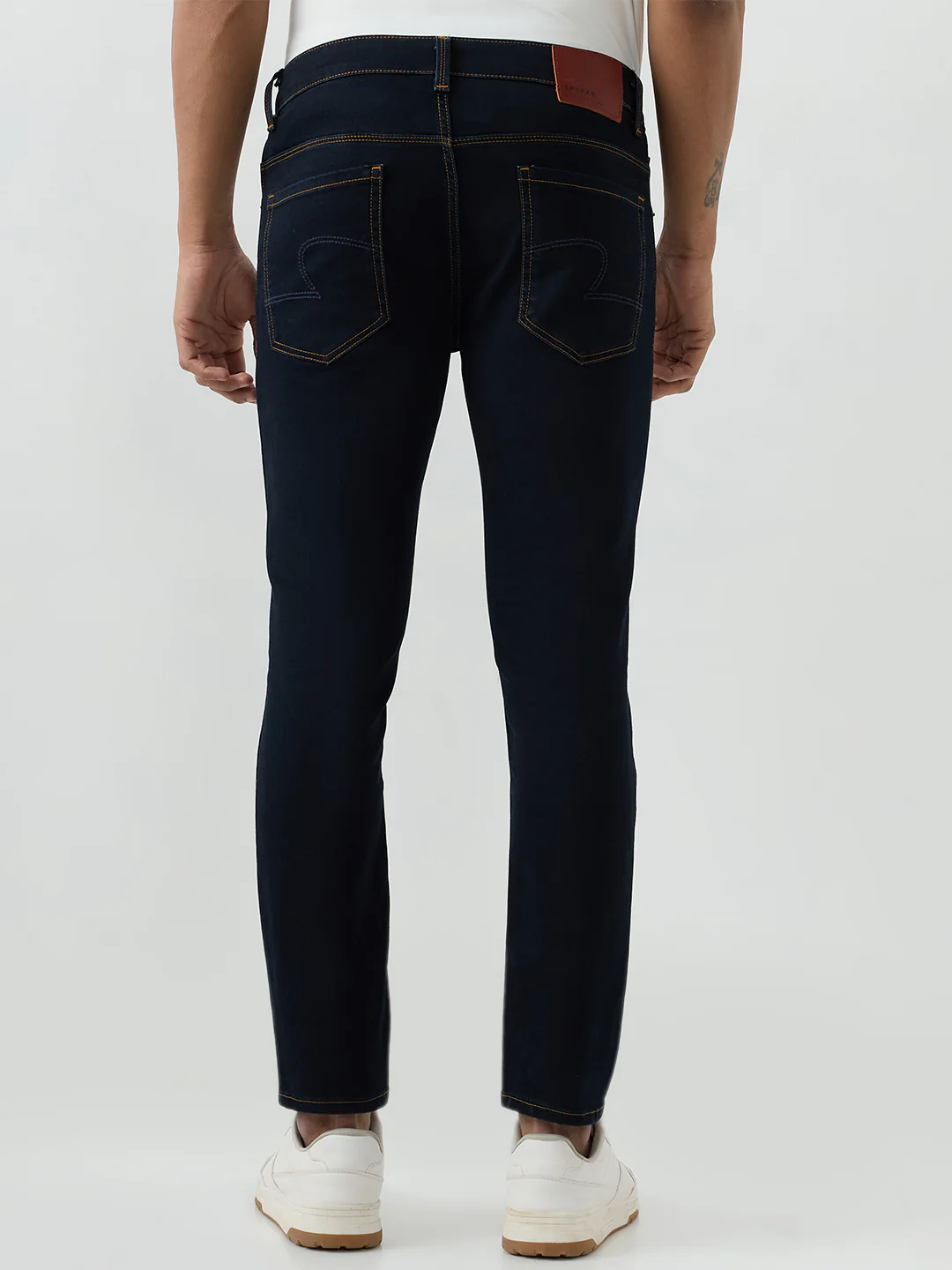 Men Kano Jeans Slim Fit Blue Low Rise - Image 4