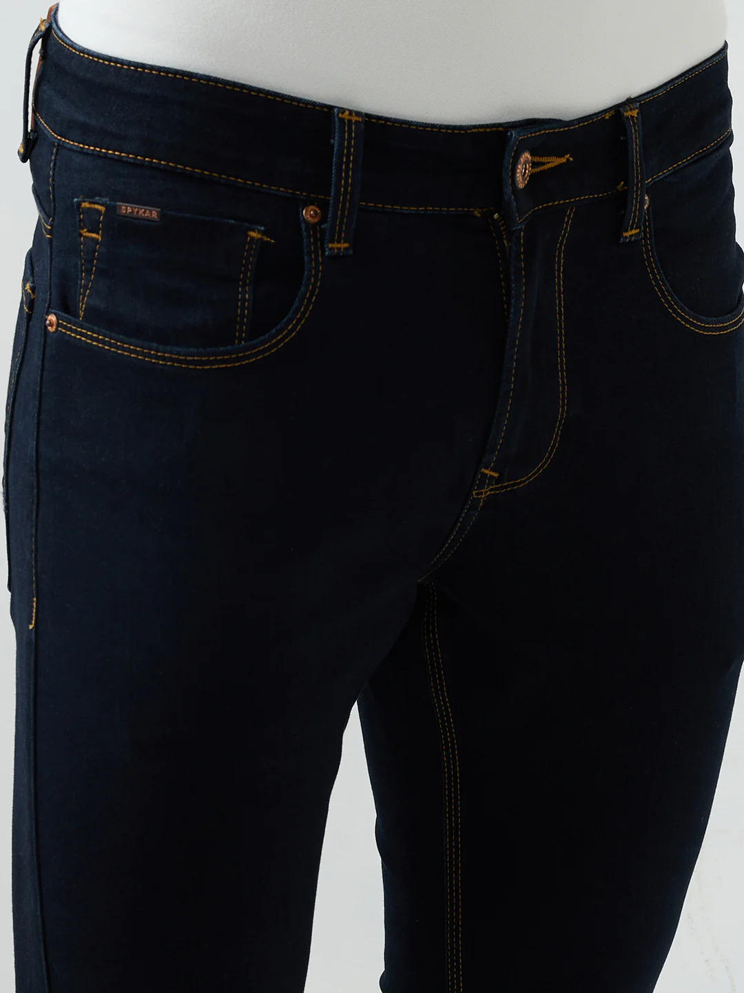 Men Kano Jeans Slim Fit Blue Low Rise - Image 6