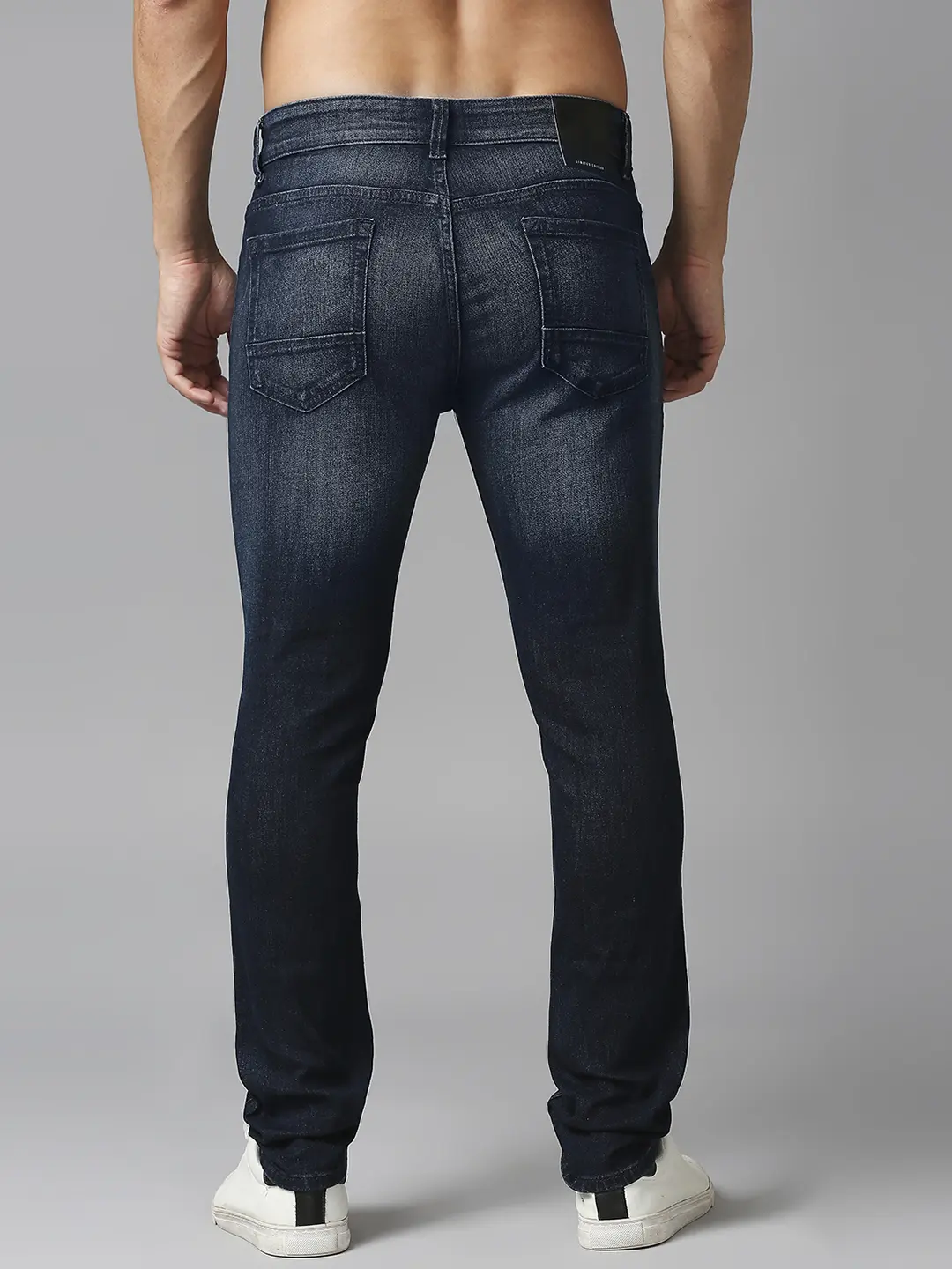 Men Nico Jeans Skinny Fit Dark Blue Low Rise - Image 7
