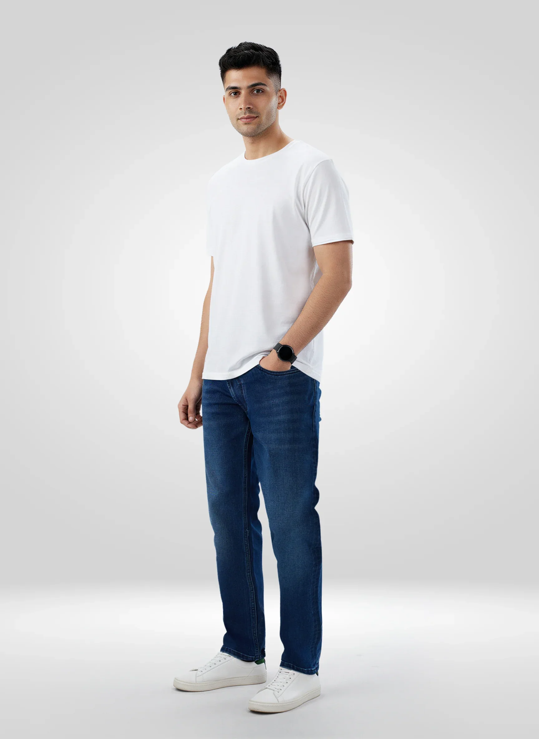 Men Chico Jeans Relaxed Fit Dark Blue Mid Rise