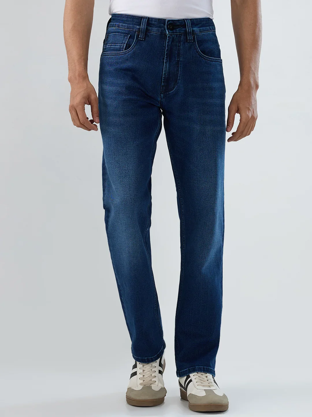 Men Chico Jeans Relaxed Fit Dark Blue Mid Rise - Image 2