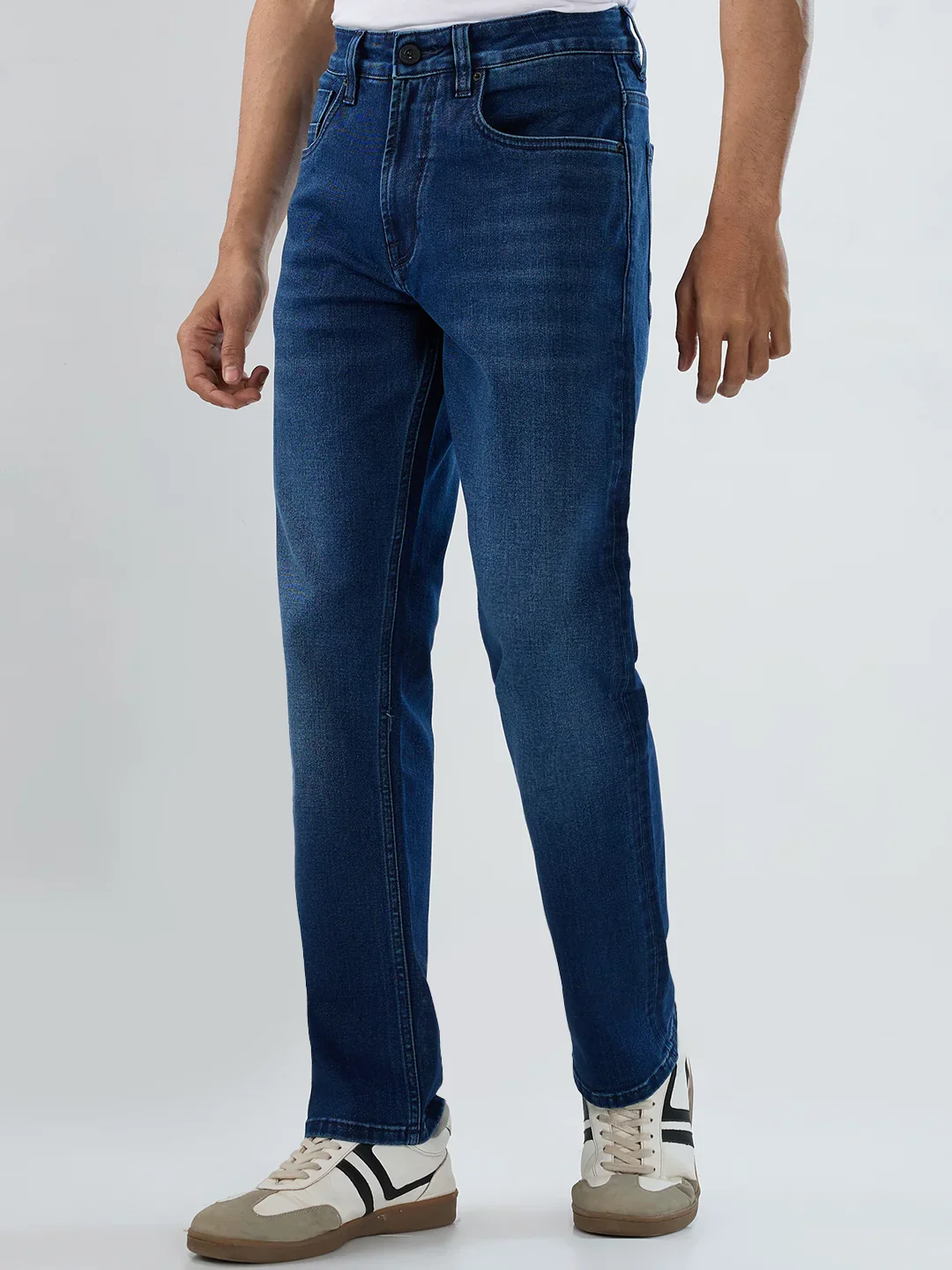 Men Chico Jeans Relaxed Fit Dark Blue Mid Rise - Image 3