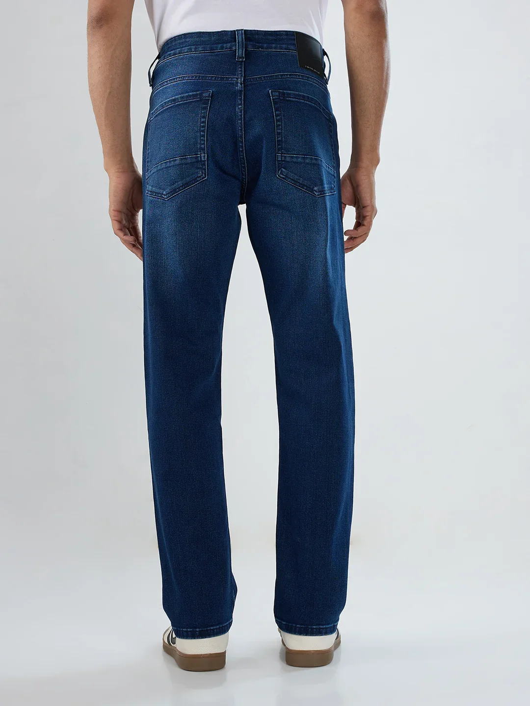 Men Chico Jeans Relaxed Fit Dark Blue Mid Rise - Image 6