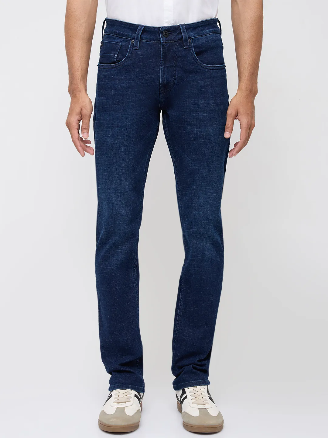 Men Nico Jeans Slim Fit Dark Blue Low Rise - Image 2