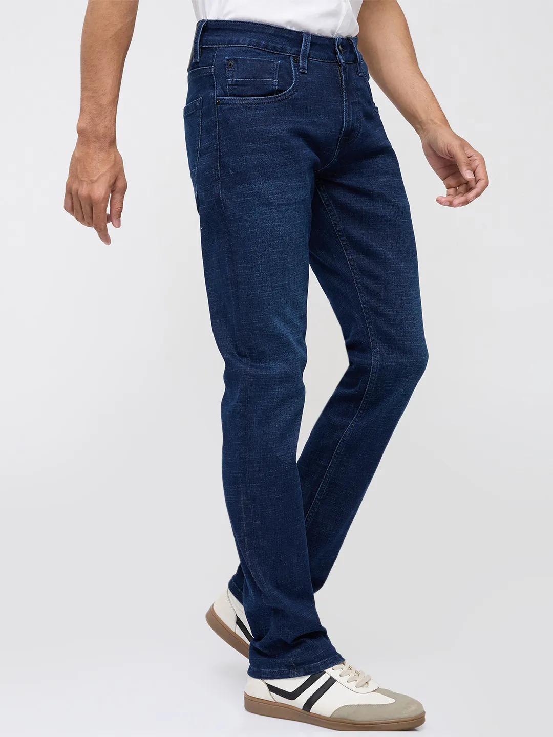 Men Nico Jeans Slim Fit Dark Blue Low Rise - Image 3