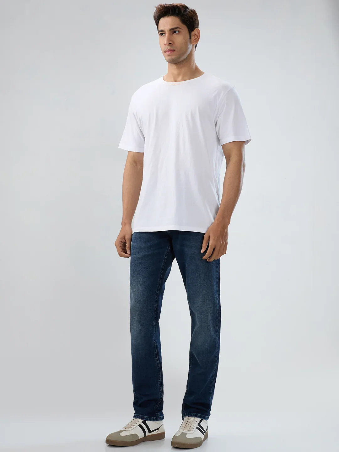 Men Ricardo Jeans Comfort Fit Dark Blue Mid Rise - Image 8