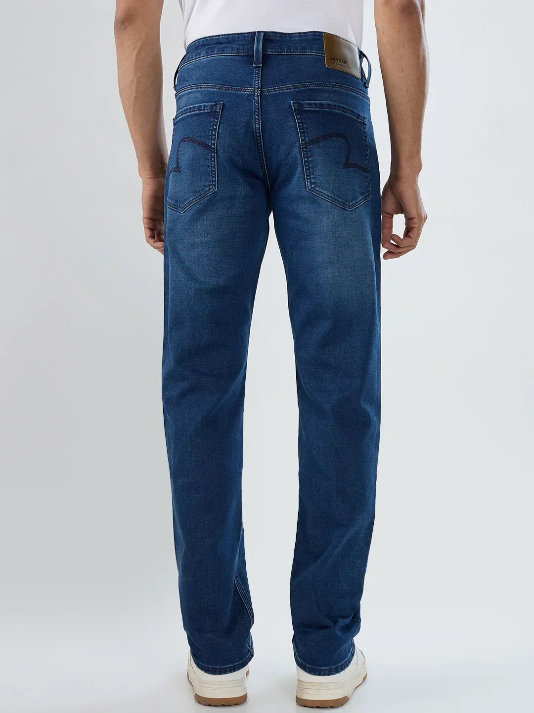 Men Ricardo Jeans Comfort Fit Mid Blue Mid Rise - Image 6