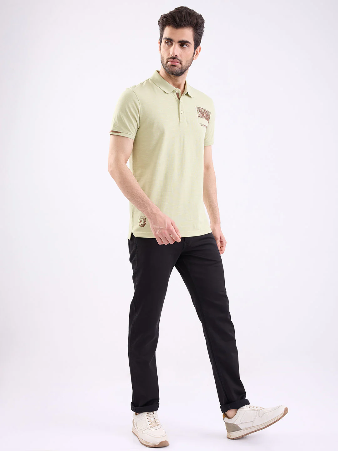 Men Jeans Comfort Fit Black Mid Rise - Image 5