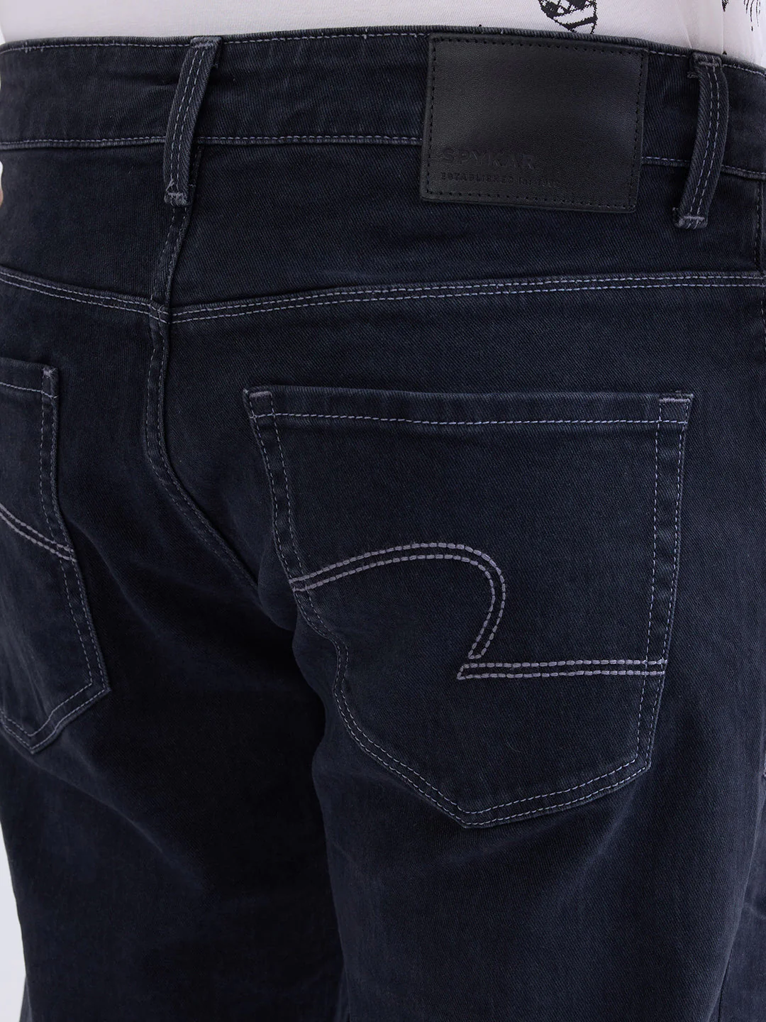 Men Jeans Comfort Fit Black Mid Rise - Image 8